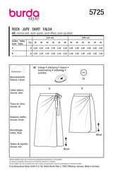 Burda boss n ° 5725: skirt