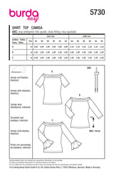 Burda boss n ° 5730: top