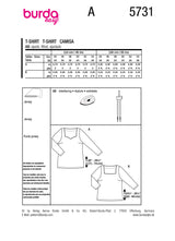 Burda boss n ° 5731: T-shirt