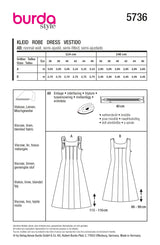 Burda boss n ° 5736: dress