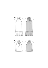 Burda boss n ° 5737: Dress & High