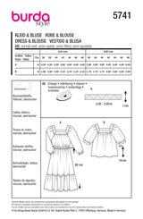 Burda Boss N ° 5741: Vestido y blusa