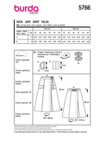Burda boss n ° 5766: skirt