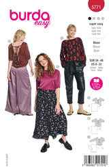 Patron Burda n°5771 : Blouse
