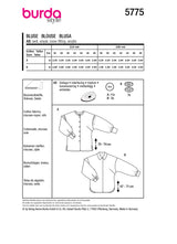 Patron Burda n°5775 : Blouse