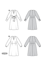 Patron Burda n°5777 : Robe