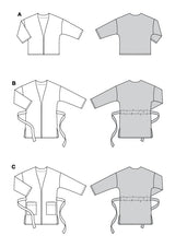 Patron Burda n°5787 : Veste & Manteau