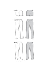 Burda boss n ° 5789: pants