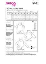 Burda Boss N ° 5790: Sweater