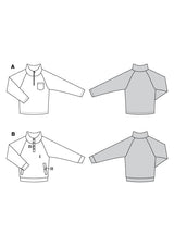 Patron Burda n°5791 : Sweatshirt