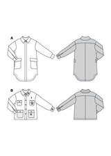 Patron Burda n°5794 : Manteau & Veste