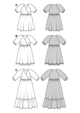 Patron Burda n°5803 : Robe