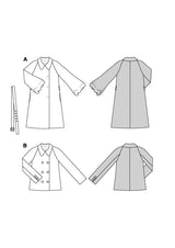 Patron Burda n°5824 : Manteau & veste
