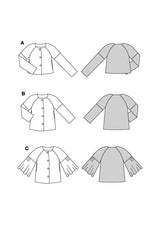 Patron Burda n°5830 : Veste