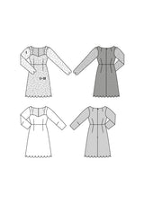 Patron Burda n°5835 : Robe