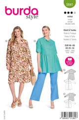 Patron Burda n°5841 : Robe & Tunique