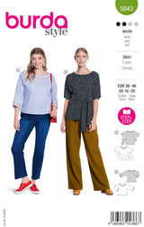 Patron Burda n°5843 : T-shirt