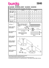 Patron Burda n°5846 : Blouson