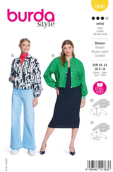 Patron Burda n°5846 : Blouson