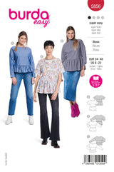 Burda boss n ° 5856: Blouse