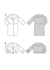 Burda boss n ° 5860: jacket & coat