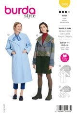 Burda boss n ° 5860: jacket & coat