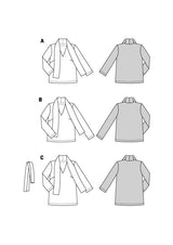 Patron Burda n°5873 : Blouse