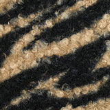 Beige and black tiger lining