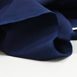 Coton uni bleu nuit