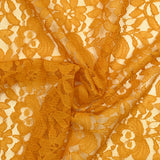 Dentelle polyester Sandrine moutarde