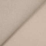 Tissu sweat minkee épais beige rosé