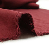 Lily Red Bordeaux Polyviscose Crêpe