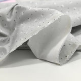 Cotton dive printed dandelion gray background
