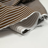 Brown back -fired -back print cotton