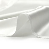 100% white silk satin