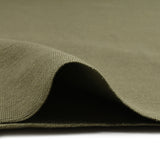 Bord-côte tubulaire vert olive vendu au mètre