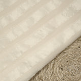 Crinkle silk chiffon with satin bands 23mm ivory