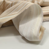 Cotton dive printed stripe beige background