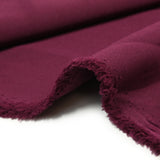 Crêpe de polyester lourd Madeleine prune