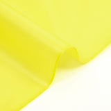 Tissu imperméable fin polyester jaune néon