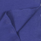 Jersey french terry coton Bio bleu indigo