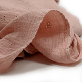 Double openwork embroidered gauze lolita pink