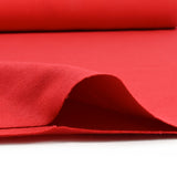 Red tubular ribbed cuffs per meter