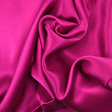 Satin de soie 100% magenta
