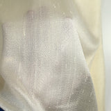 100% Soie sauvage écrue
