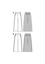 Burda boss n ° 6470: Straight legs pants