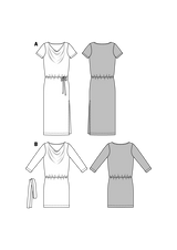 Patron N°6639 Burda: Robe bénitier