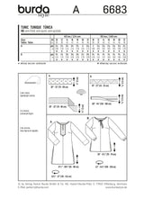 Patron n ° 6683: elegant tunic
