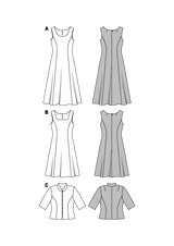 Patron n ° 6687 Burda: feminine dress