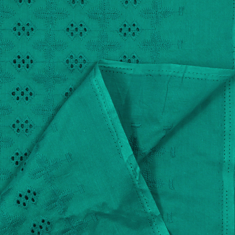 Héraklion Green English embroidery